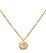 Harrods Monica Vinader Gold Vermeil and Diamond April Birthstone Necklace- Buy online at McGrocer