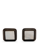 Harrods Tateossian Spazio Square Mother-of-Pearl Cufflinks- Buy online at McGrocer