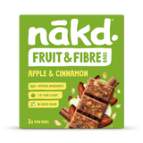 Holland & Barrett Nakd Dried Fruit & Fibre Apple & Cinnamon Bars 3x44g- Buy online at McGrocer