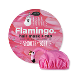 Holland & Barrett Bear Fruits Flamingo Smooth Soft Hair Mask & Hair Cap- Buy online at McGrocer