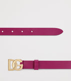 Dolce&Gabbana Kids calfskin belt with DG buckle 2cm (British brand)