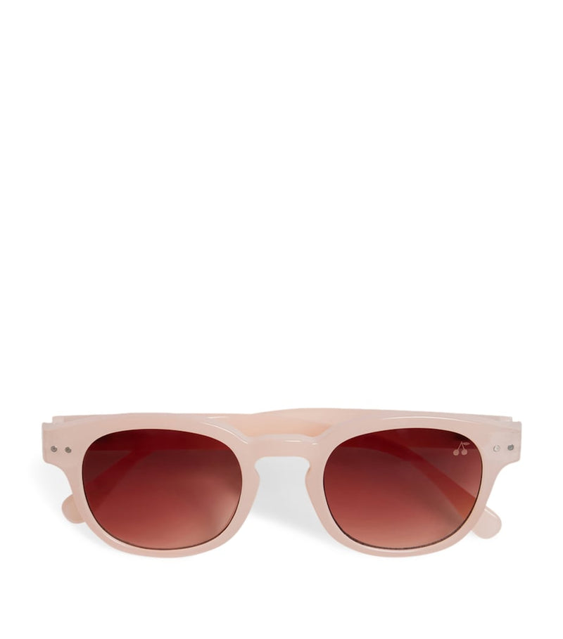 Bonpoint cherry-detail square sunglasses (British brand)