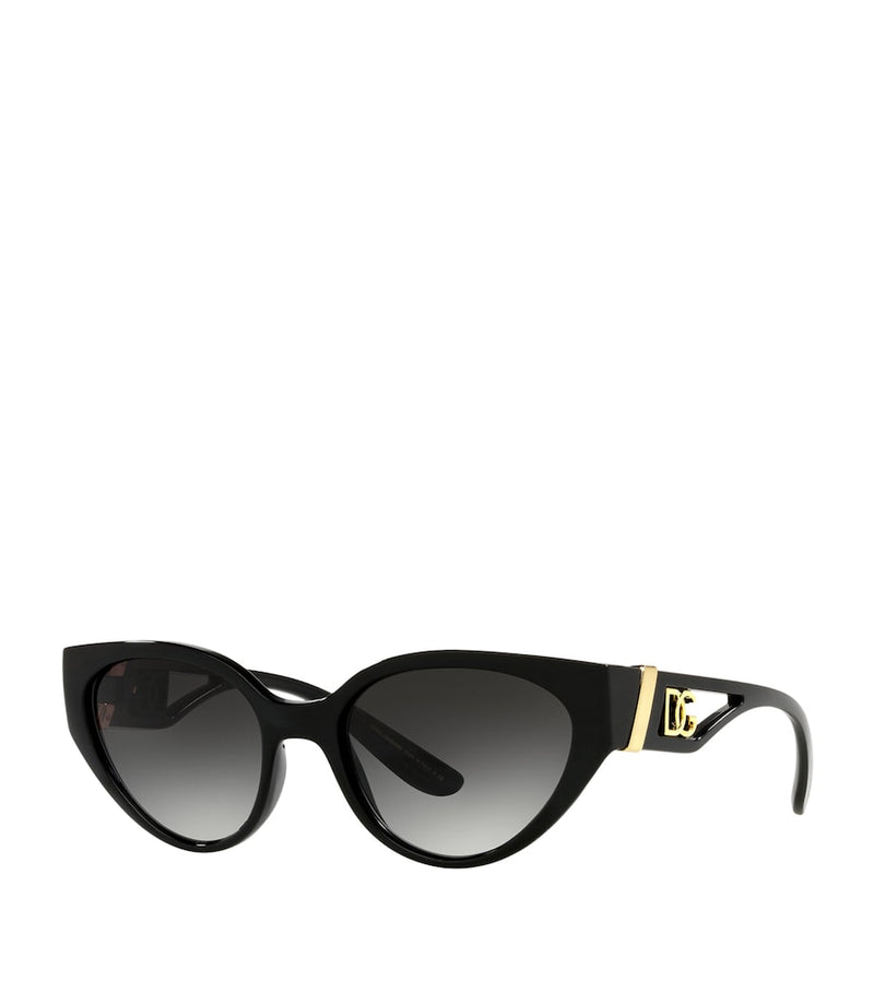Dolce&Gabbana Crossed cat eye sunglasses gradient lenses, UK version