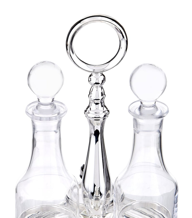 Greggio silver plated Georgian cruet set - British product