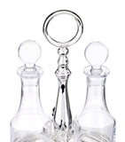 Greggio silver plated Georgian cruet set - British product