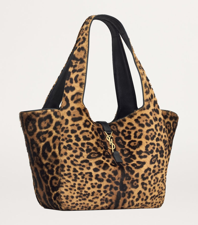 Saint Laurent Leopard Bea tote bag - British product
