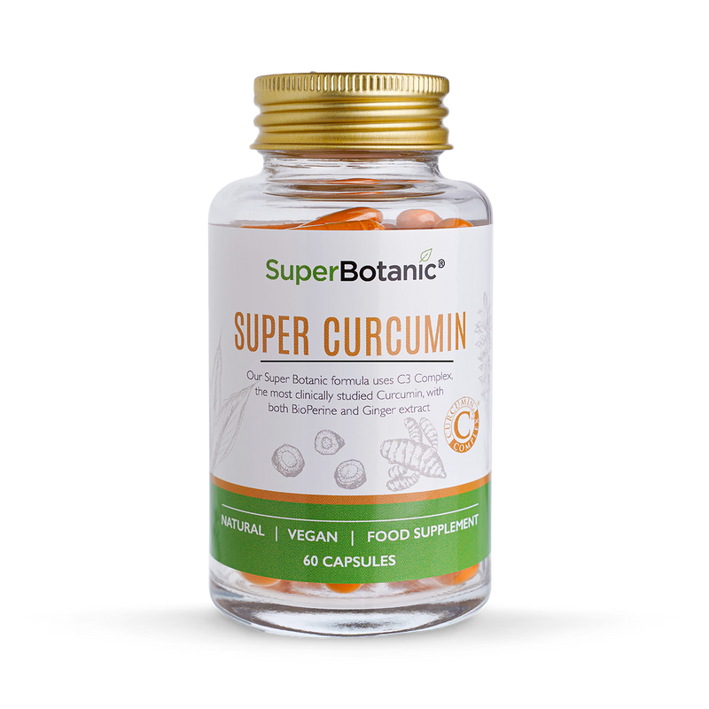 Super Botanic Super Curcumin 60 capsules supplement (British brand)