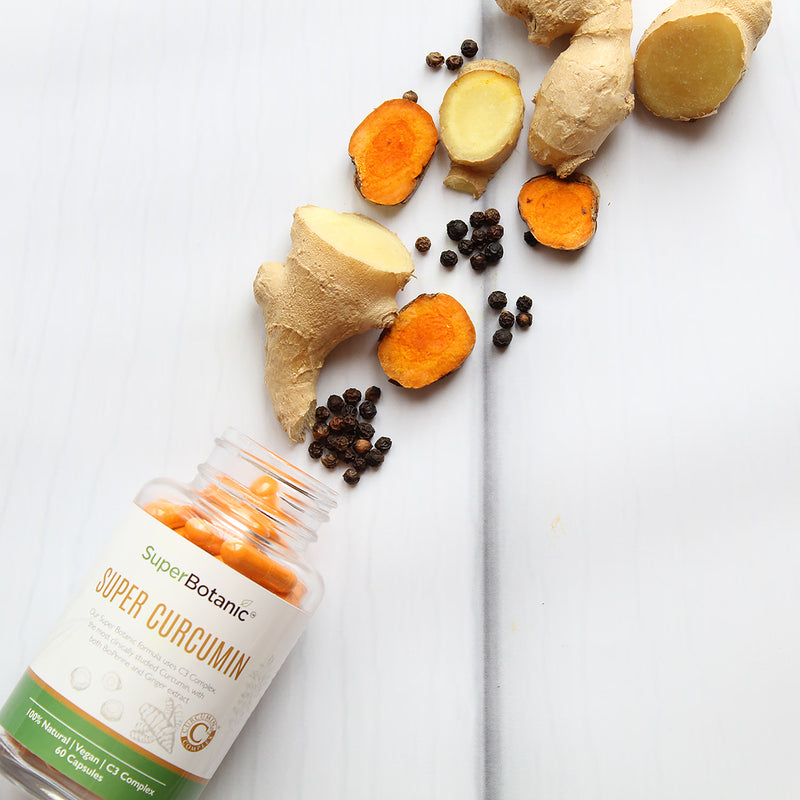Super Botanic Super Curcumin 60 capsules supplement (British brand)