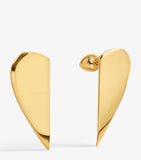Alaïa Le Coeur Demi earrings brass - British product