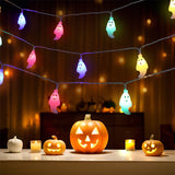 Livingandhome Halloween ghost LED string lights 3m, UK version