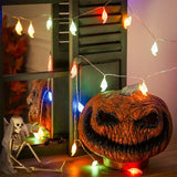 Livingandhome Halloween ghost LED string lights 3m, UK version