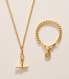 Tilly Sveaas Moi Toi gold-plated set necklace, imported from the UK
