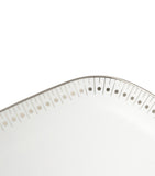 Christofle Malmaison Impériale Platinum cake dish 37cm - British product