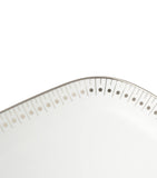 Christofle Malmaison Impériale Platinum cake dish 37cm - British product