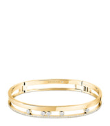 Harrods Messika Move Romane Yellow Gold and Diamond Bangle (0.69ct)- Buy online at McGrocer