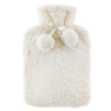 Aroma Home hot water bottle set cream faux fur, UK version