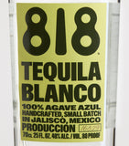 818 tequila blanco 70cl, imported from the UK