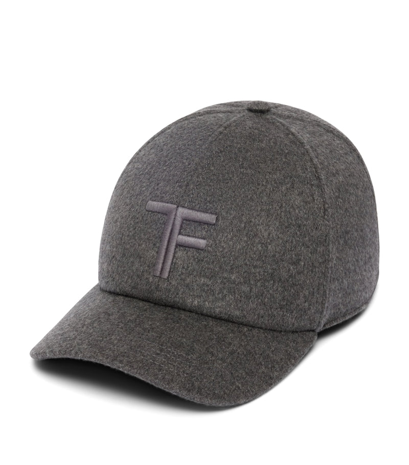 TOM FORD cashmere logo baseball cap, UK version