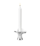 Georg Jensen Bloom taper candle holder approximately 7.5cm high, UK version