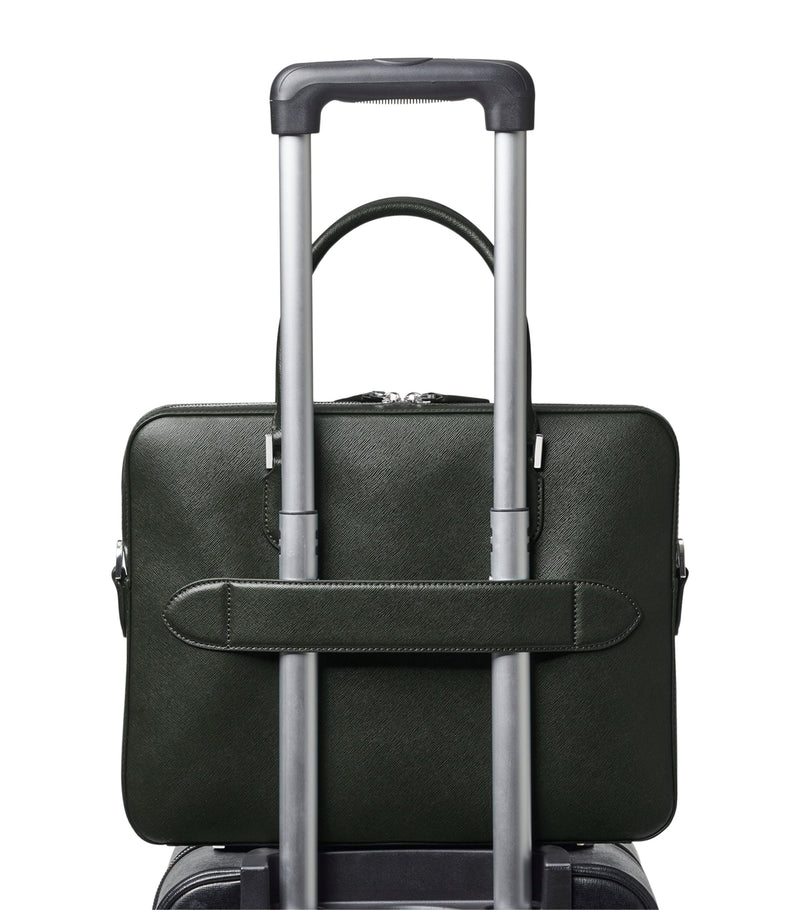 Aspinal of London Mount Street leather briefcase (British brand)