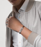 Messika Move titanium diamond pavé cord bracelet - British brand