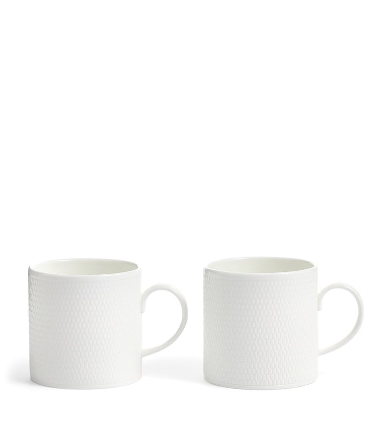 Wedgwood Gio bone china mugs set of 2, imported from the UK