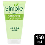 Superdrug Simple Kind to Skin Refreshing Facial Wash Cleanser- Buy online at McGrocer