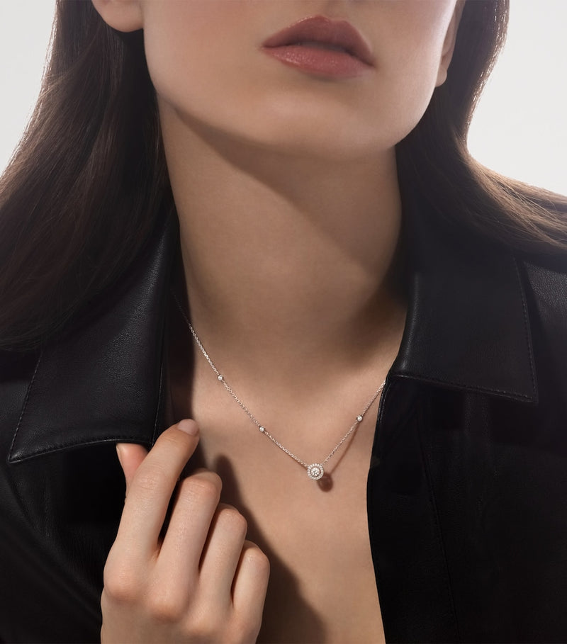 Messika Joy diamond necklace in white gold, imported from the UK