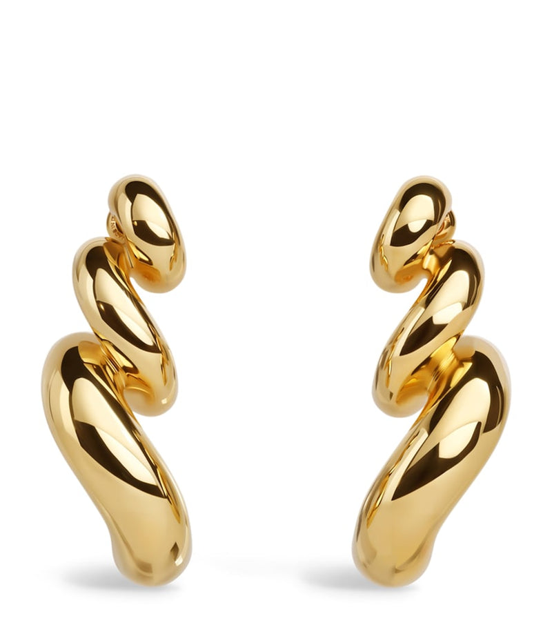 Alaïa Torsion Drop earrings, imported from the UK