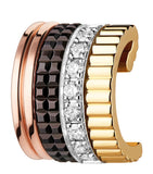 Boucheron Quatre Classique ear clip mixed gold and diamond (British brand)
