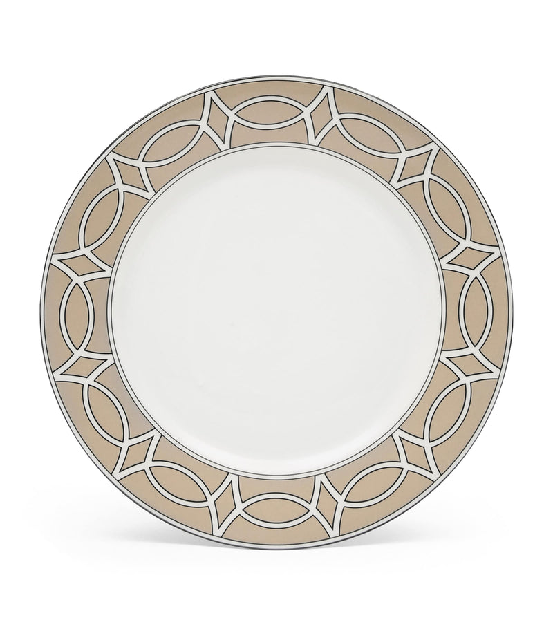 O.W. London set of 2 geometric print dessert plates 21cm, imported from the UK