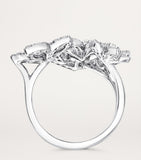 Graff White Gold Diamond Wild Flower Ring (British brand)