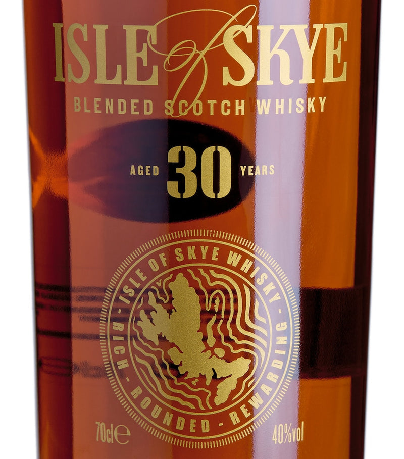 Isle of Skye Brewing 30-Year-Old Blended Scotch Whisky 70cl, UK version