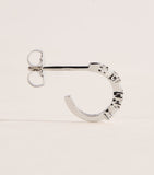 Suzanne Kalan mini thin mix hoop earrings (British brand)