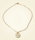 Prada Triangle logo pendant necklace 37cm chain (British brand)