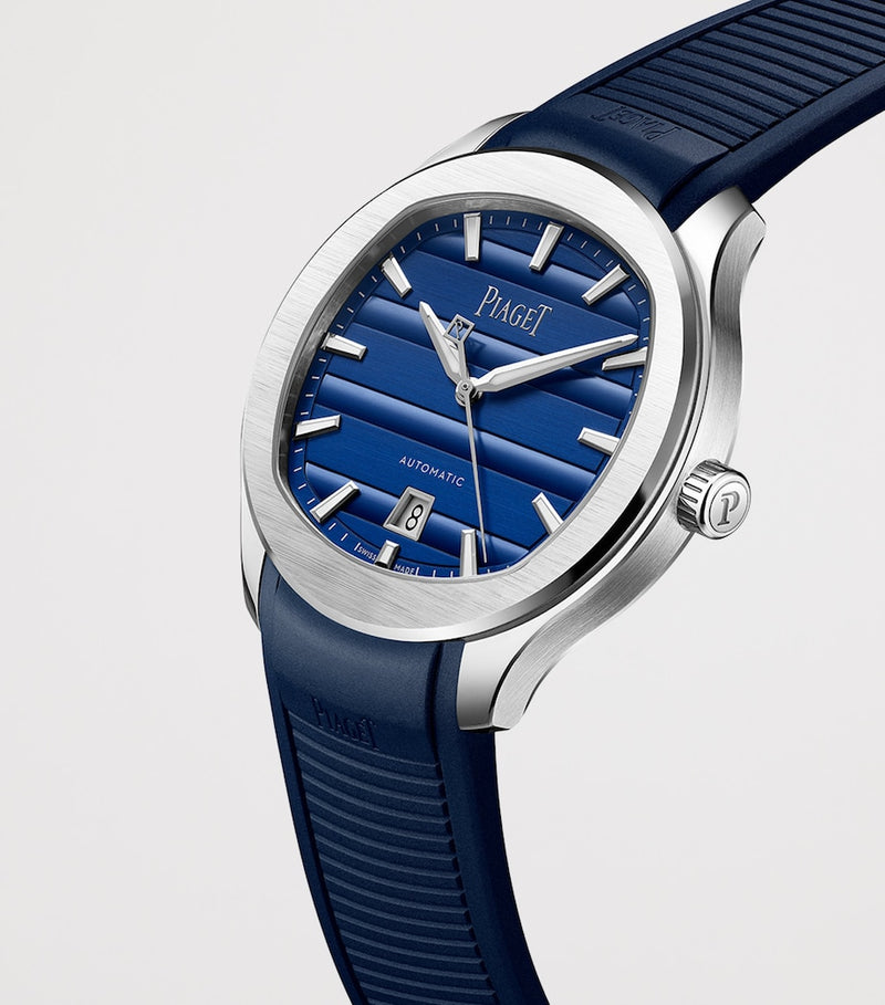 Piaget Polo Date watch 42mm blue dial stainless steel - British product
