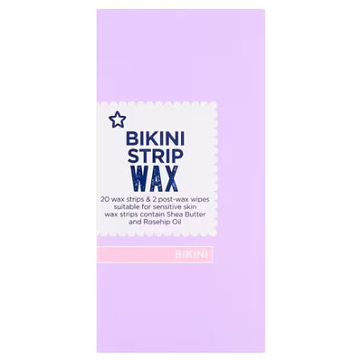 Superdrug Superdrug Bikini Voksstrips Sett x20 Strip Voks - Kjøp online hos McGrocer