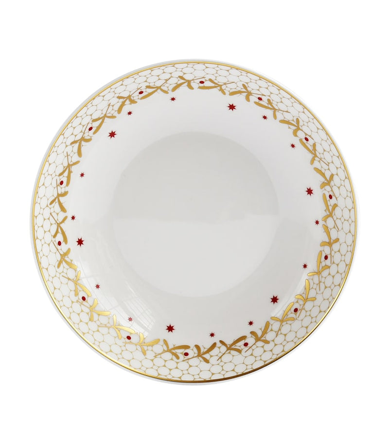 Bernardaud Noël soup plate 19cm - British product