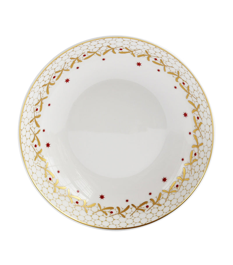 Bernardaud Noël soup plate 19cm - British product