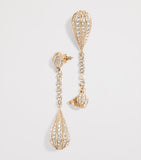 Valentino Garavani drop earrings with crystals - British product