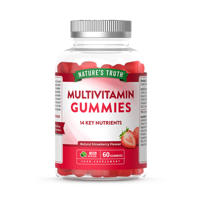 Nature's Truth multivitamin gummies strawberry flavour 60 gummies - British product