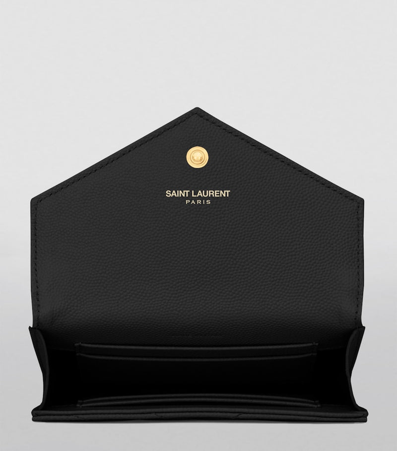 Saint Laurent leather quilted wallet, UK version