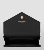 Saint Laurent leather quilted wallet, UK version