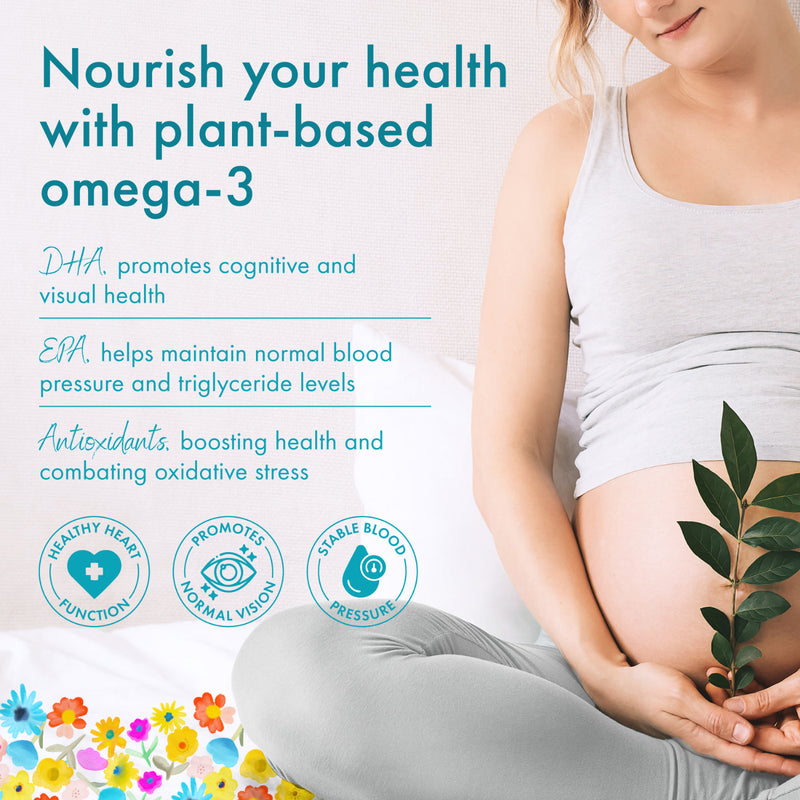 Fruitful Vegan Omega-3 DHA + EPA softgels 30 count, UK version