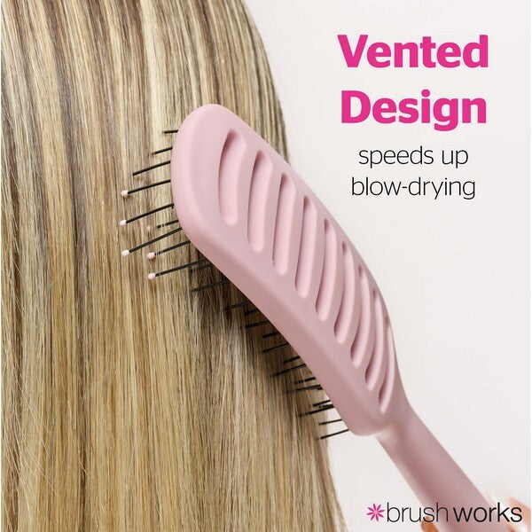 Brushworks slim vent hair brush, imported from the UK