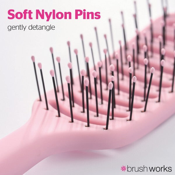 Brushworks slim vent hair brush, imported from the UK
