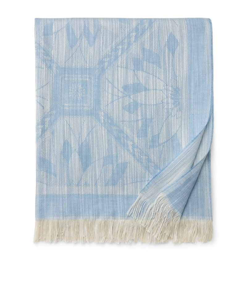 Pratesi silk-cotton-linen throw 150x180cm, UK version