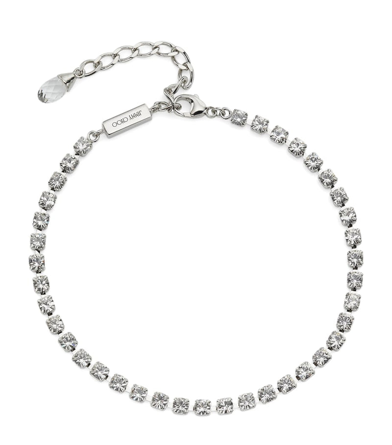 Jimmy Choo Saeda crystal anklet 24cm - British product