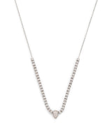 Harrods Persée White Gold and Diamond Pear Tennis Necklace- Buy online at McGrocer