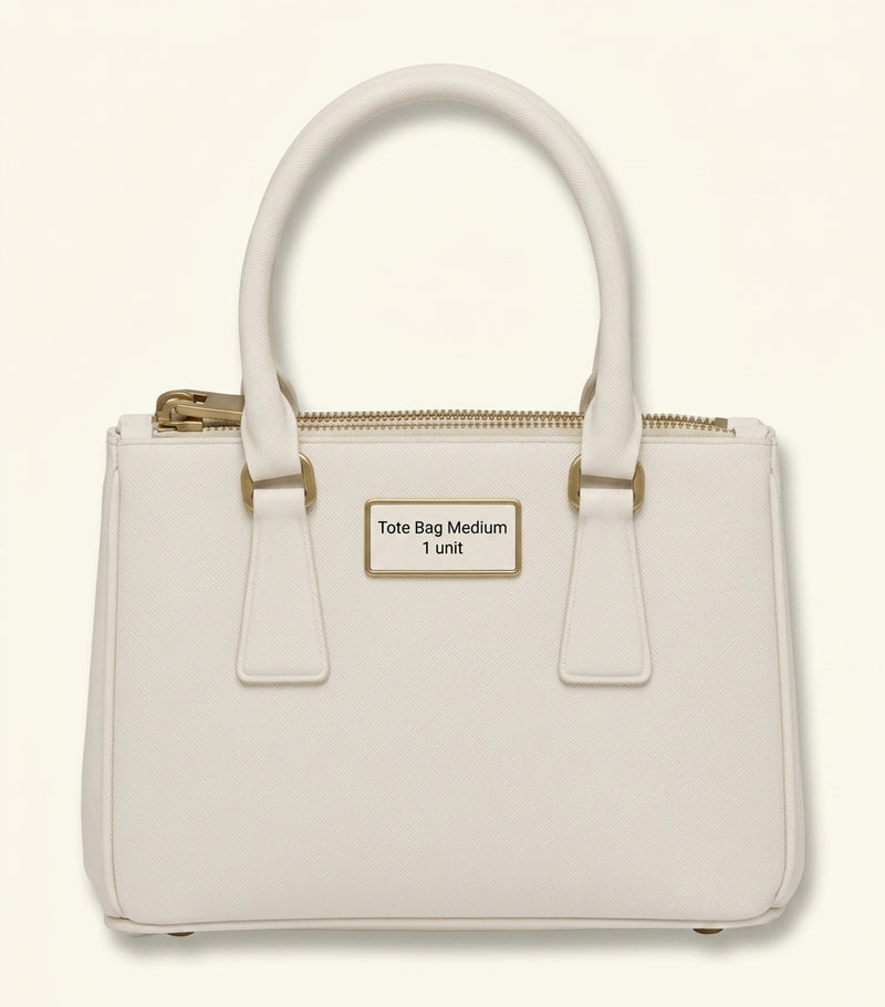 Prada mini Galleria top-handle leather handbag, imported from the UK